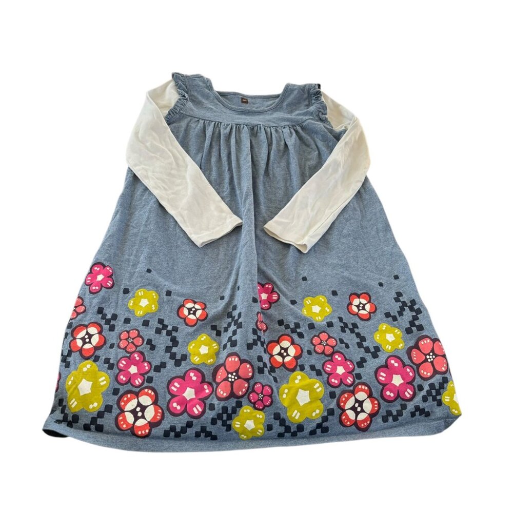 Tea Collection Scotland Mackintosh Floral Mighty Mini Dress Size 12
